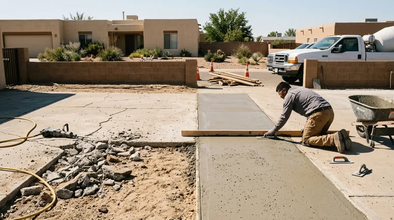 Concrete Removal & Replacement Albuquerque